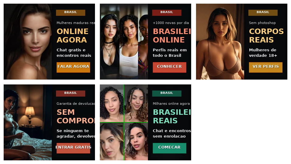 Contact sheet dos banners BR DOI